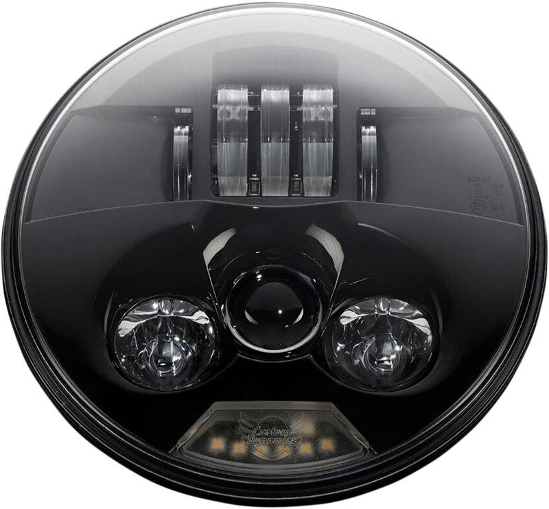 Custom Dynamics True Black 7 in. ProBeam LED Headlight for Various Harley-Davidson Motorcycles (See Fitment List)