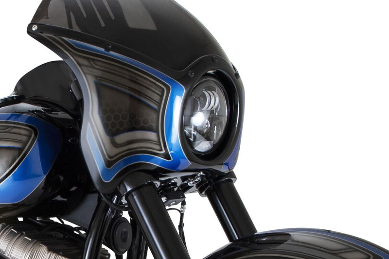 Custom Dynamics True Black 5.75 in. ProBeam LED Headlight for Various Harley-Davidson Motorcycles (See Fitment List)