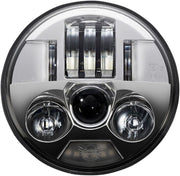 Custom Dynamics Chrome 5.75 in. ProBeam LED Headlight for Various Harley-Davidson Motorcycles (See Fitment List)