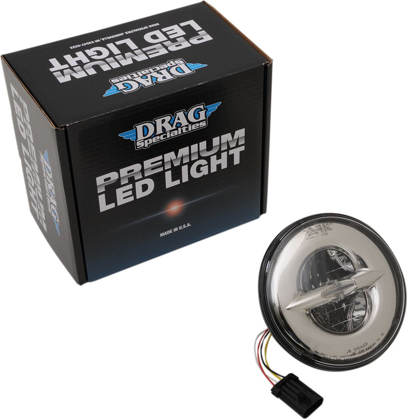 Drag Specialties 7" Reflector-Style Headlight Fits Harley-Davidson Touring, Trike Models 2014-2022