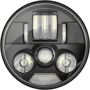 Custom Dynamics Black 7 in. ProBeam LED Headlamp for Select Indian Motorcycles