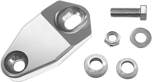 Memphis Shades Polished Top Mount Headlight Extension for 1993-2005 Harley-Davidson Dyna Low Rider and 1995-2005 Harley-Davidson Dyna Super Glide Motorcycles