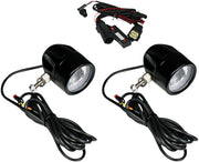 Custom Dynamics Black LED Halo Fog Light for 2014-2026 Harley-Davidson Touring Motorcycles