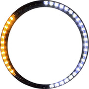 Custom Dynamics Black ProBeam Headlamp Trim Ring Standard Turn Signal for 2010-2025 Harley-Davidson Touring and 2014-2021 Harley-Davidson Trike Motorcycles