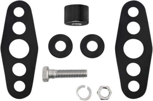 Memphis Shades Black Long Headlight Extension Block Kit for 2016-2022 Harley-Davidson Sportster Forty-Eight - XL 1200X Motorcycles