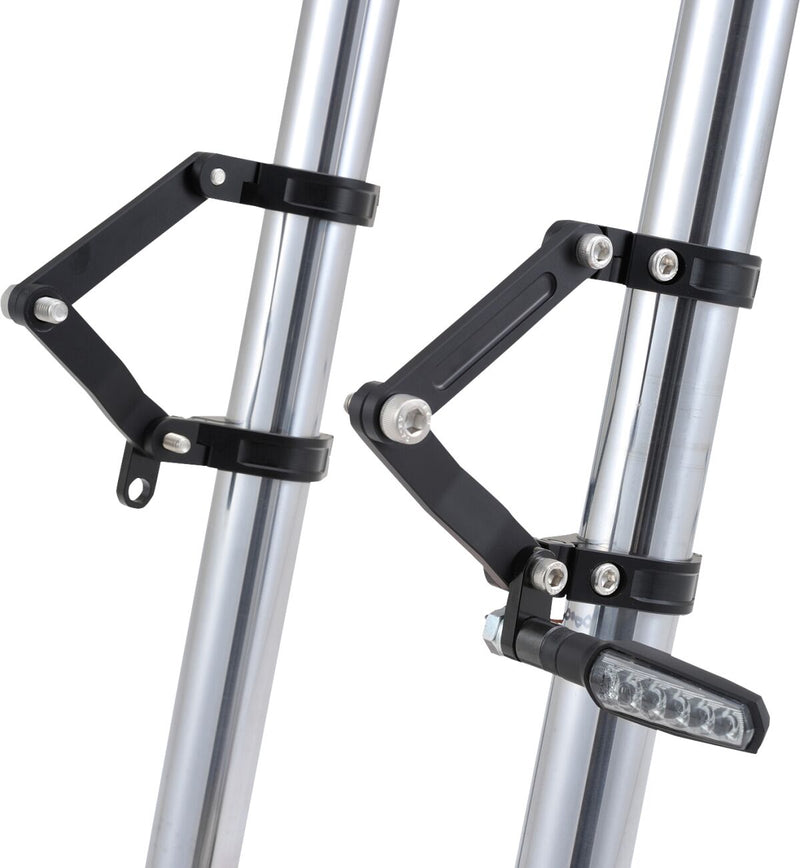 Daytona Headlight Bracket Set Dual Fork Pair