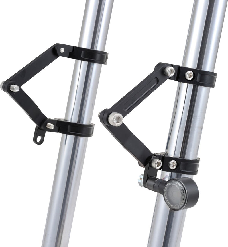 Daytona Headlight Bracket Set Dual Fork Pair