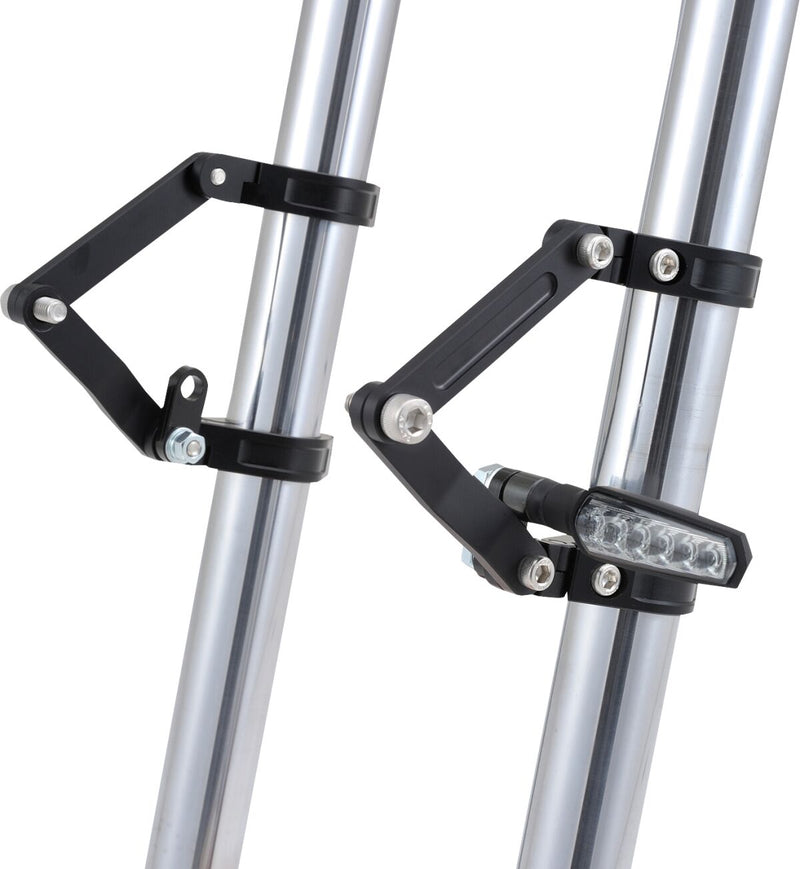 Daytona Headlight Bracket Set Dual Fork Pair
