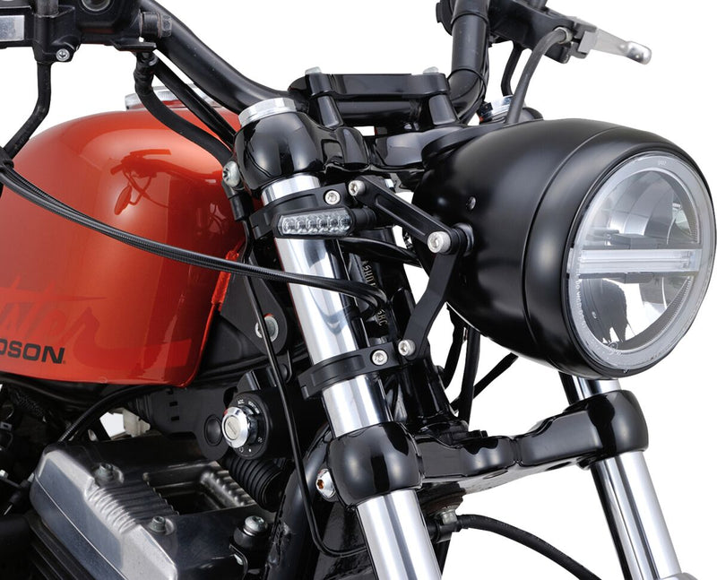 Daytona Headlight Bracket Set Dual Fork Pair