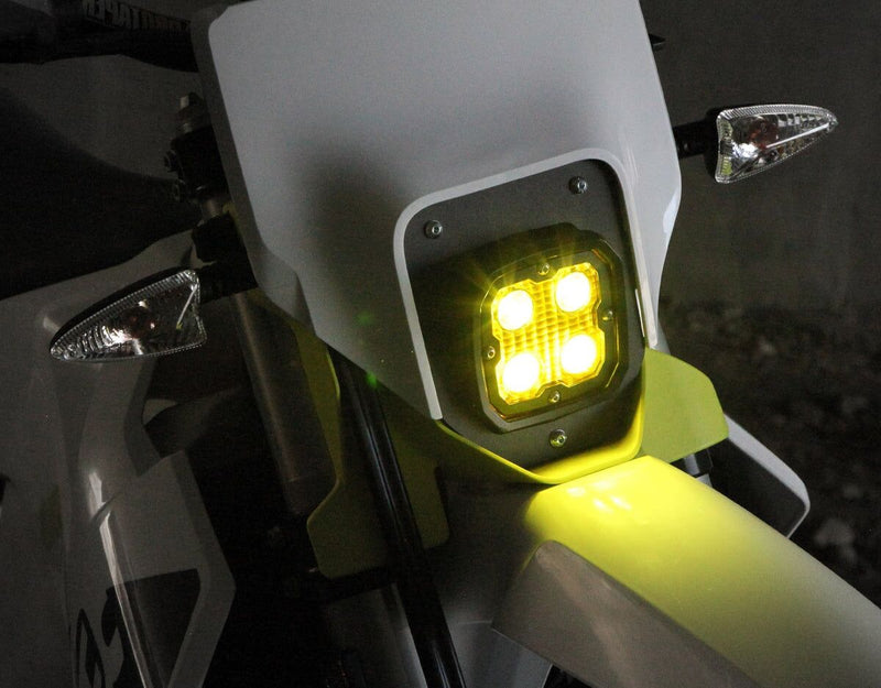 Denali Headlight Mounting Kit for 2017-2023 HUSQVARNA Custom Replacement Front Driving Light