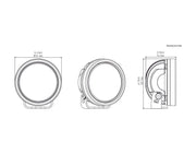 Denali D7 LED Light Pod with DataDim Driving Light Each
