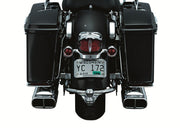 Kuryakyn Zombie Taillight Cover In Chrome For Harley-Davidson 1973-2023 Motorcycles With Conventional Fender Mounted Taillights