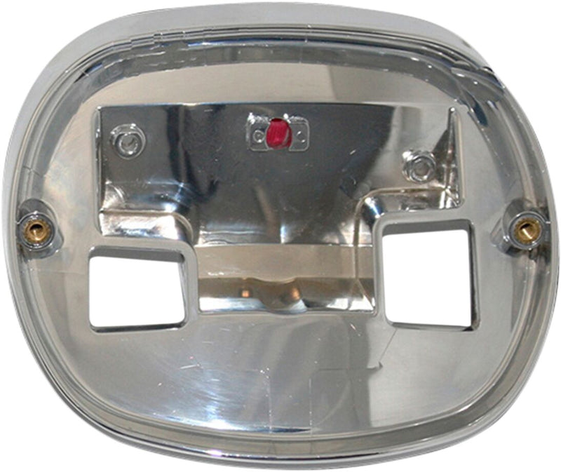 Custom Dynamics Chrome Taillight Base Plate for Various Harley-Davidson Motorcycles (See Fitment List)