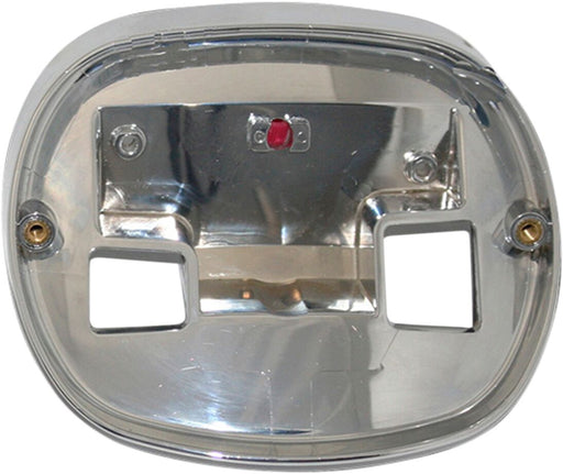 Custom Dynamics Chrome Taillight Base Plate for Various Harley-Davidson Motorcycles (See Fitment List)