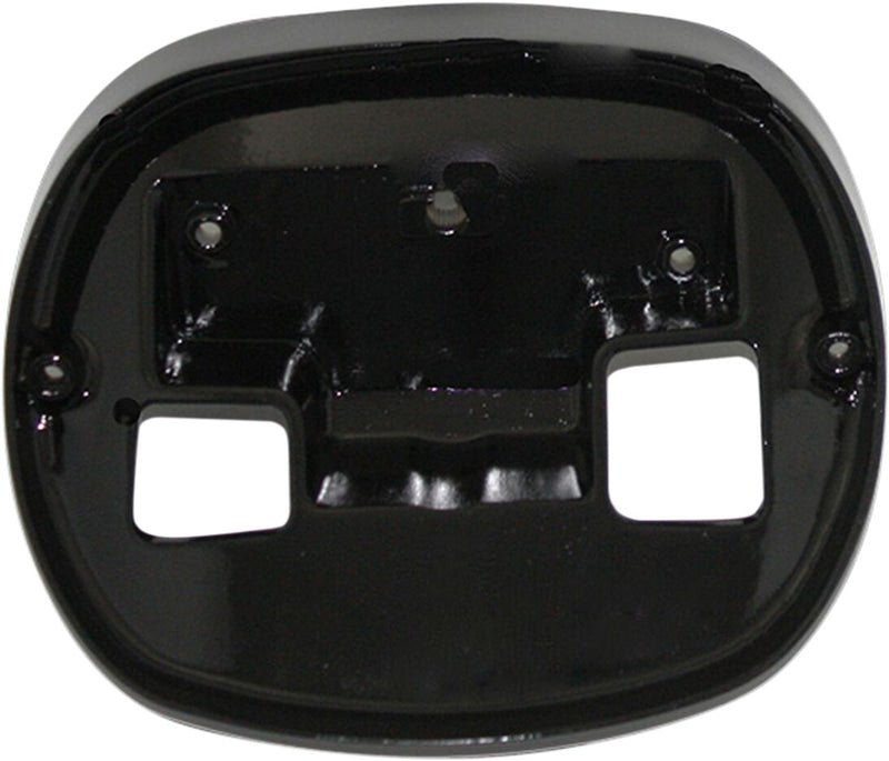 Custom Dynamics Taillight Base Plate Replacement In Black For Various Harley-Davidson Motorcycles (See Fitment List)