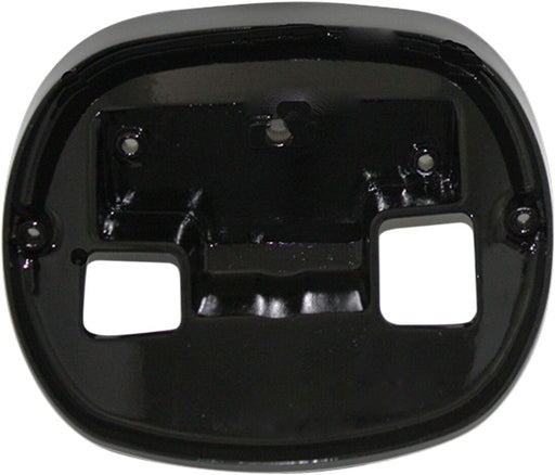 Custom Dynamics Taillight Base Plate Replacement In Black For Various Harley-Davidson Motorcycles (See Fitment List)