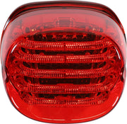 Custom Dynamics ProBeam LED Laydown Low-Profile Taillight w/Red Lens for Various Harley-Davidson Motorcycles (See Fitment List)