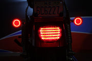 Custom Dynamics ProBeam LED Laydown Low-Profile Taillight w/Red Lens for Various Harley-Davidson Motorcycles (See Fitment List)