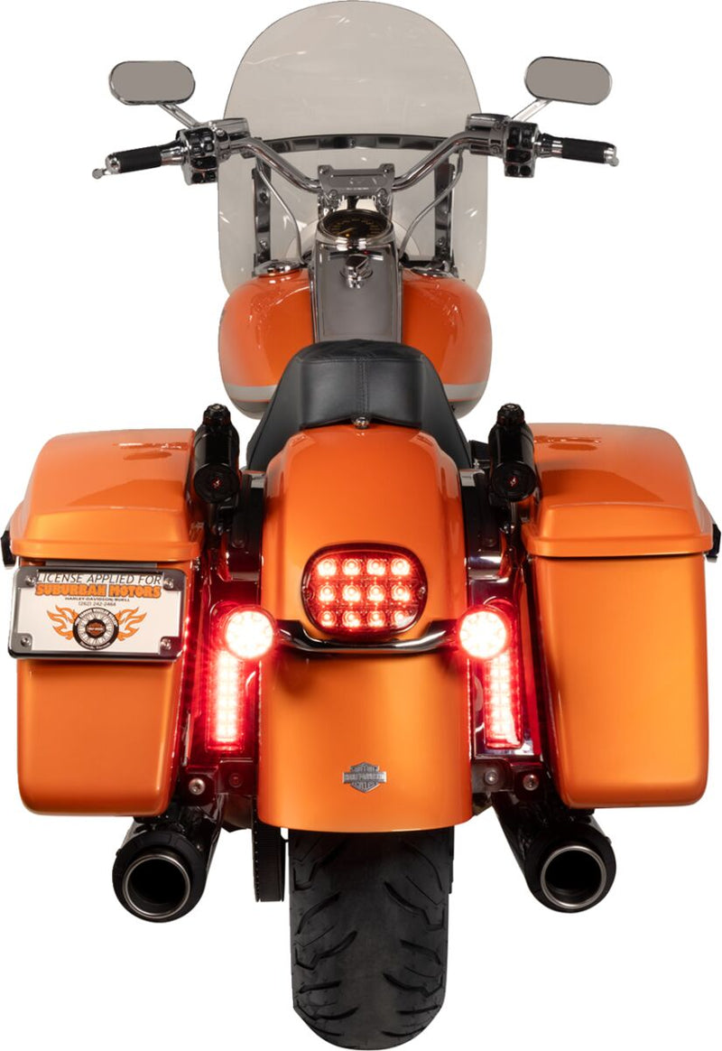 Custom Dynamics ProBeam LED Laydown Low-Profile Taillight w/Smoke Lens for Various Harley-Davidson Motorcycles (See Fitment List)