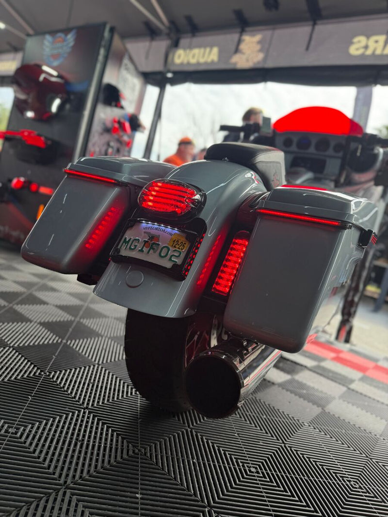 Custom Dynamics ProBeam LED Laydown Low-Profile Taillight w/Smoke Lens for Various Harley-Davidson Motorcycles (See Fitment List)