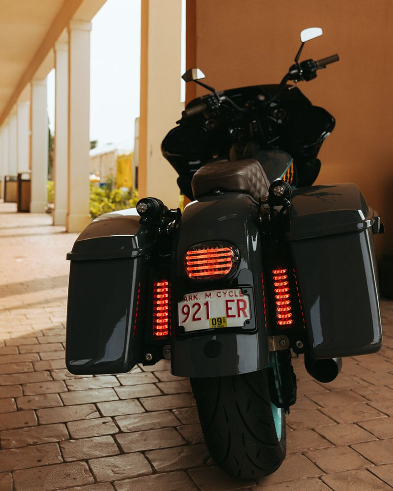 Custom Dynamics ProBeam LED Laydown Low-Profile Taillight w/Smoke Lens for Various Harley-Davidson Motorcycles (See Fitment List)