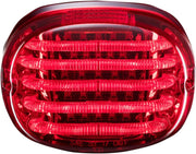 Custom Dynamics ProBeam LED Squareback Low-Profile Taillight w/Red Lens for Various Harley-Davidson Motorcycles (See Fitment List)