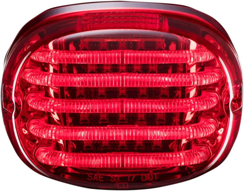 Custom Dynamics ProBeam LED Squareback Low-Profile Taillight w/Red Lens for Various Harley-Davidson Motorcycles (See Fitment List)