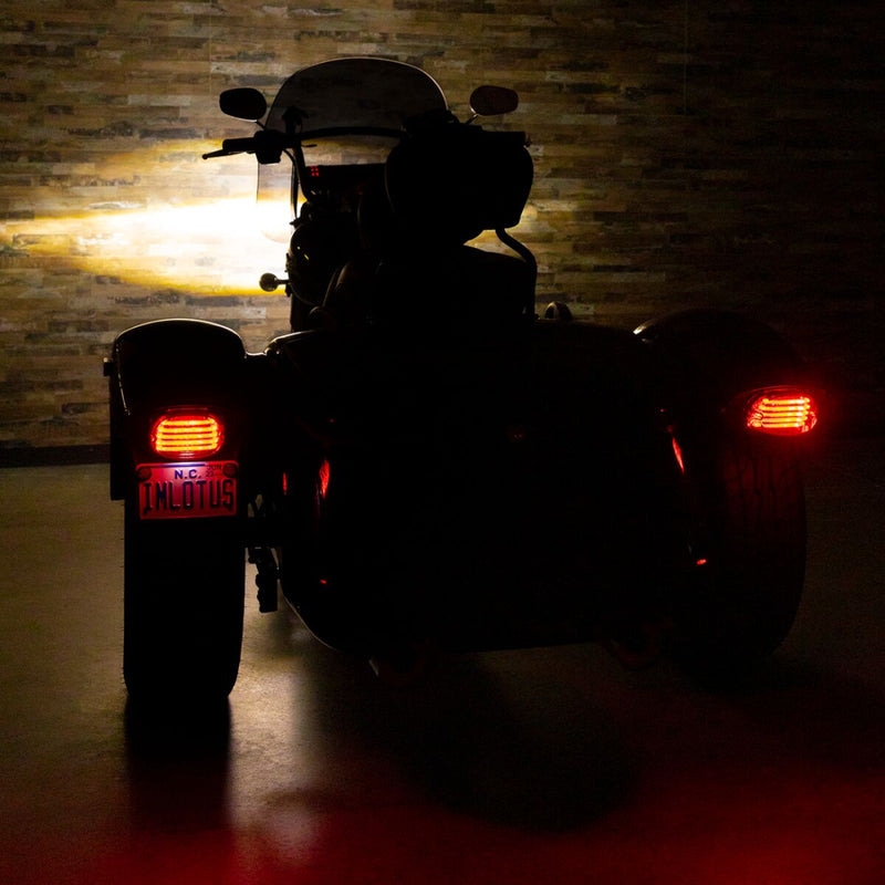 Custom Dynamics ProBeam LED Squareback Low-Profile Taillight w/Smoke Lens (Without Tag Window) for Various Harley-Davidson Motorcycles (See Fitment List)
