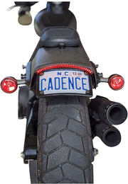 Custom Dynamics Red Integrated Fat Bob Led Taillight w/Turn Signals for 2018-2023 Harley-Davidson Softail Fat Bob 114 - FXFBS and 2018-2019 Harley-Davidson Softail Fat Bob - FXFB Motorcycles