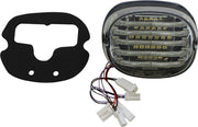 Custom Dynamics Rear ProBeam Integrated Low Profile LED Taillight w/Auxiliary Turn Signal and Smoke Lens for Various Harley-Davidson Motorcycles (See Fitment List)
