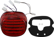 Custom Dynamics Rear ProBeam Integrated Low Profile LED Taillight w/Auxiliary Turn Signal and Red Lens for Various Harley-Davidson Motorcycles (See Fitment List)