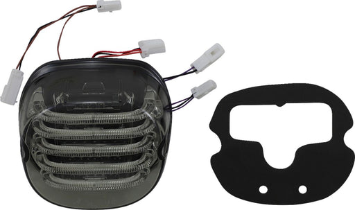 Custom Dynamics Rear ProBeam Integrated Low Profile LED Taillight w/Auxiliary Turn Signal and Smoke Lens for Various Harley-Davidson Motorcycles (See Fitment List)