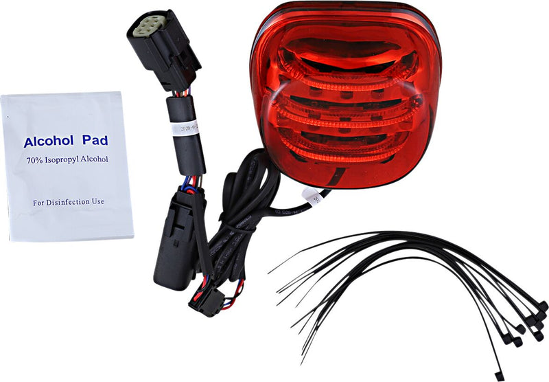 Custom Dynamics Mini Probeam Taillight w/Red Taillight for 2010-2013 Harley-Davidson Road Glide Custom - FLTRX Motorcycles