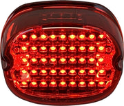 Custom Dynamics Low Profile LED Taillight w/Red Lens for Various Harley-Davidson Motorcycles (See Fitment List)
