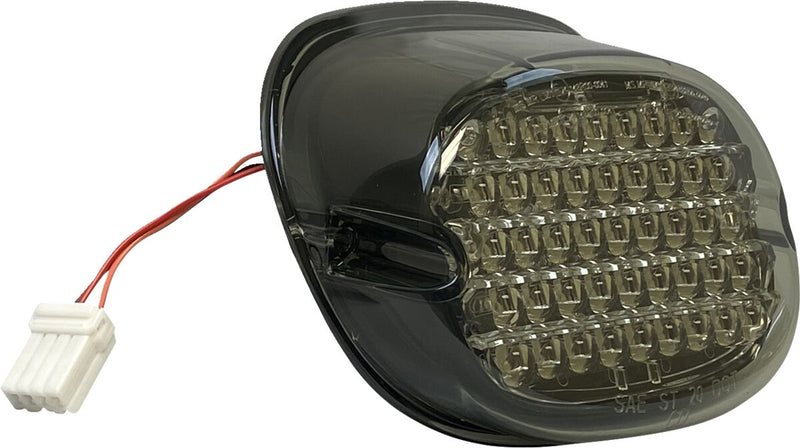 Custom Dynamics Low Profile LED Taillight w/Smoke Lens for Various Harley-Davidson Motorcycles (See Fitment List)