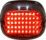 Custom Dynamics Low Profile LED Taillight w/Licence Plate Illumination Window w/Smoke Lens for Various Harley-Davidson Motorcycles (See Fitment List)