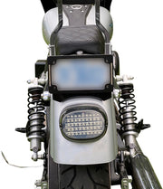 Custom Dynamics Low Profile LED Taillight w/Licence Plate Illumination Window w/Smoke Lens for Various Harley-Davidson Motorcycles (See Fitment List)