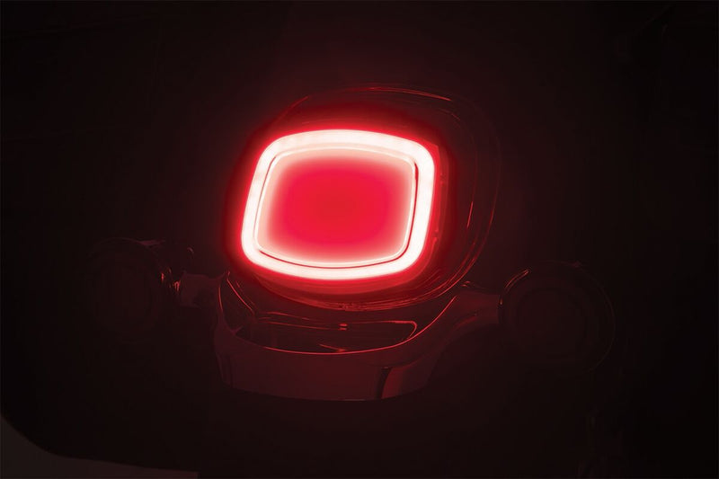 Kuryakyn Tracer L.E.D. Taillight In Red Without Licence Plate Illumination For Harley-Davidson 2009-2023 Touring & 2012-2016 Dyna Models