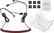 Custom Dynamics Integrated Taillight w/Turn Signals w/Red Lens for 2018-2019,2025-2026 Harley-Davidson Softail Fat Boy - FLFB and 2018-2024 Harley-Davidson Softail Fat Boy 114 - FLFBS Motorcycles
