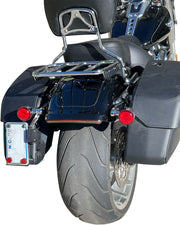 Custom Dynamics Integrated Taillight w/Turn Signals w/Smoke Lens for 2018-2019,2025-2026 Harley-Davidson Softail Fat Boy - FLFB and 2018-2024 Harley-Davidson Softail Fat Boy 114 - FLFBS Motorcycles