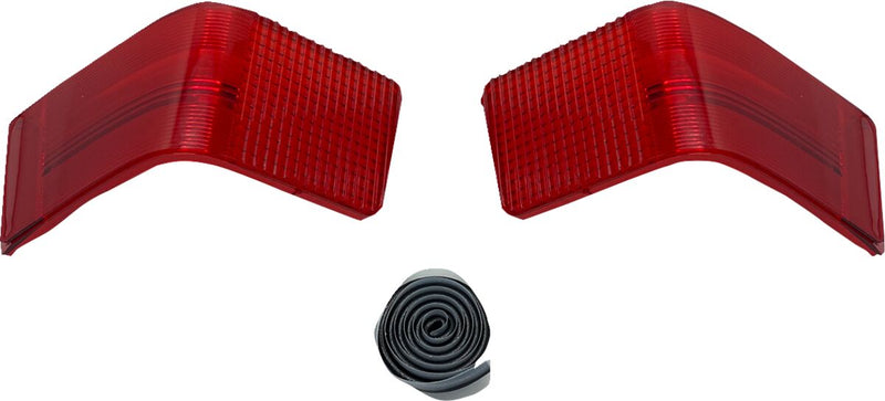 Custom Dynamics Tour-Pak Replacement Red Taillight Lens for 1989-2013 Harley-Davidson Touring and 2009-2013 Harley-Davidson Trike Motorcycles