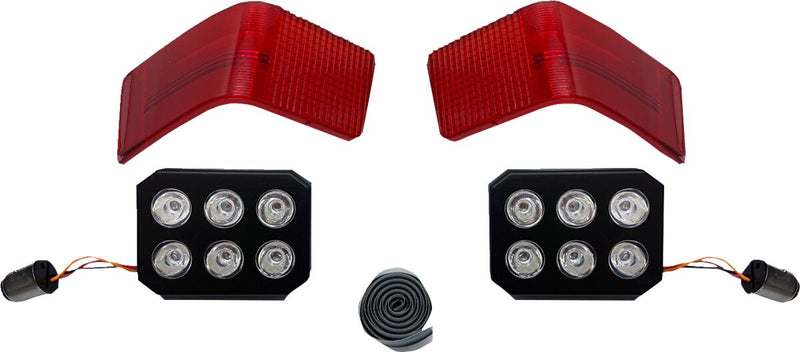 Custom Dynamics LED Tour-Pak Run/Brake Lights with Red Lenses for 1989-2013 Harley-Davidson Touring and 2009-2013 Harley-Davidson Trike Motorcycles