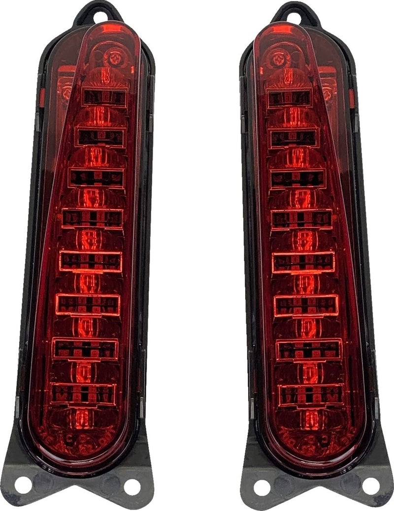 Custom Dynamics Red ProBEAM LED Taillights for 2009-2010,2012-2013 Harley-Davidson Touring Motorcycles