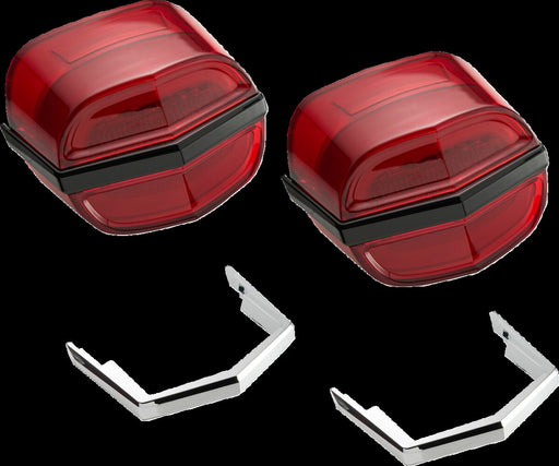 Ciro Taillights for 2009-2024 Harley-Davidson Brake Light Running Light Pair