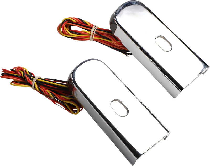 Alloy Art Fender Strut LED Marker Lights for 2006-2009,2014-2017 Harley-Davidson Dyna Low Rider and 2006-2014 Harley-Davidson Dyna Super Glide Motorcycles