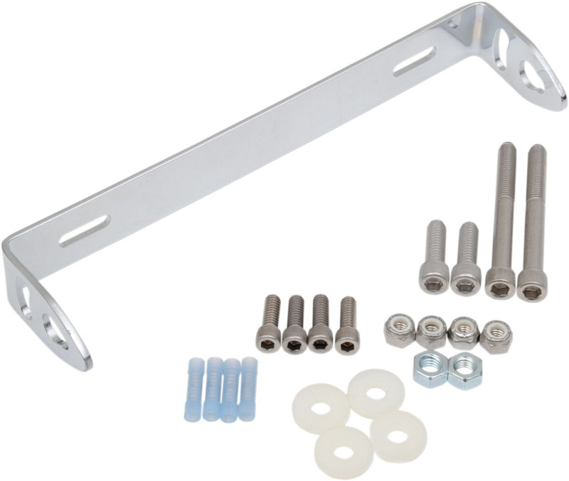 Saddlemen Chrome Universal Licence Plate Mount Turn Signal Relocation Kit