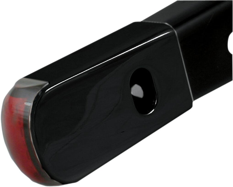 Alloy Art Black LED Fender Strut Lights - Red LED w/Red Lens for 2004-2022 Harley-Davidson Sportster Motorcycles