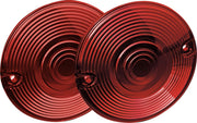 Kuryakyn Replacement Lens In Red For 3 1/4 Flat Turn Signals #KUR4996