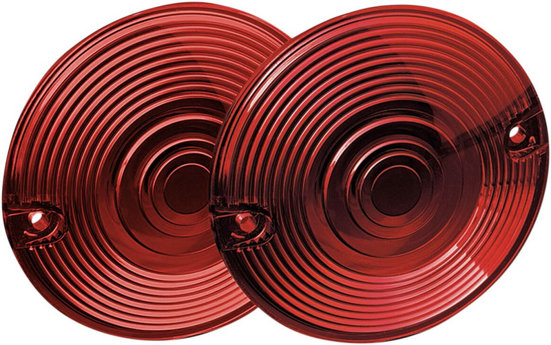 Kuryakyn Replacement Lens In Red For 3 1/4 Flat Turn Signals