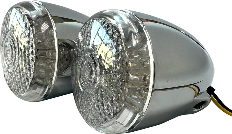 Drag Specialties Deuce-Style LED Turn Signal Kit #20-6579BCLEDE